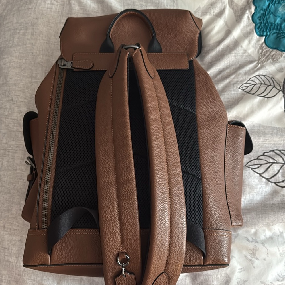 Authentic Leather Coach Backpack - Picture 2 of 3